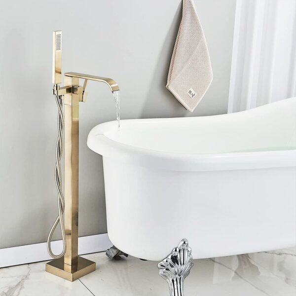 Robinet autoportant Rea Carat Gold Brush – Image 4