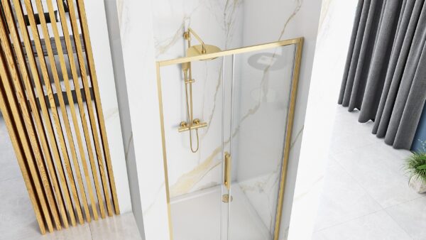 Porte de douche REA Rapid Slide 100 Gold – Image 3