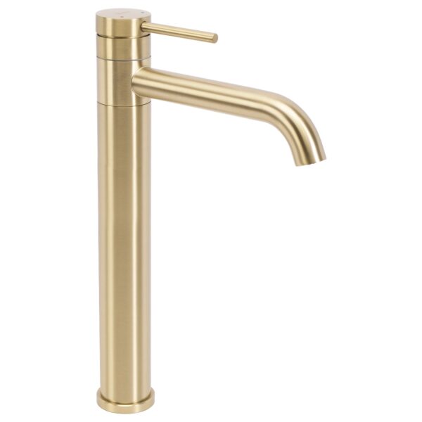 Robinet de salle de bain Rea LUNGIS Brush Gold Super High