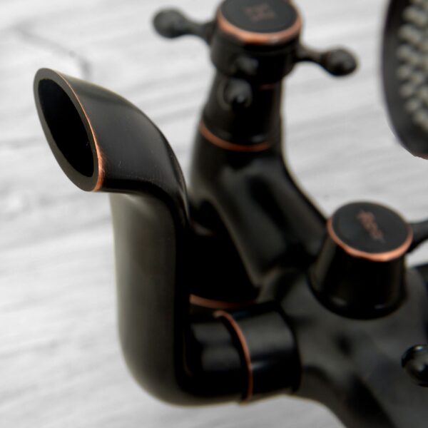 Robinet de baignoire Rea Retro Old Black – Image 6