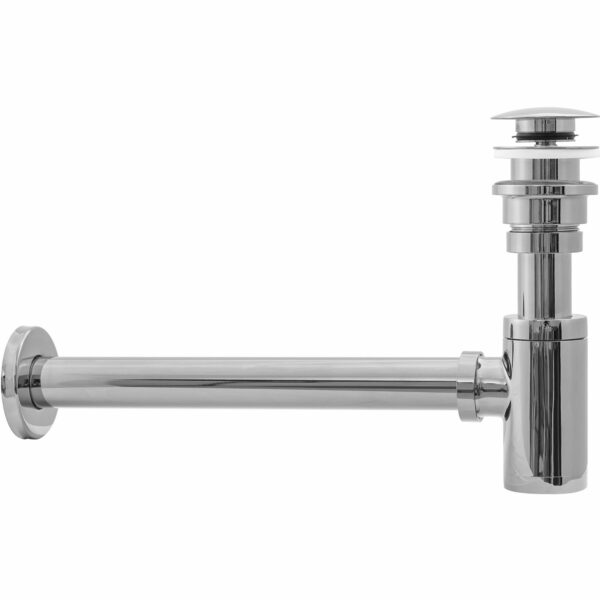 Siphon de lavabo Universel Clic-clac Chrome – Image 2