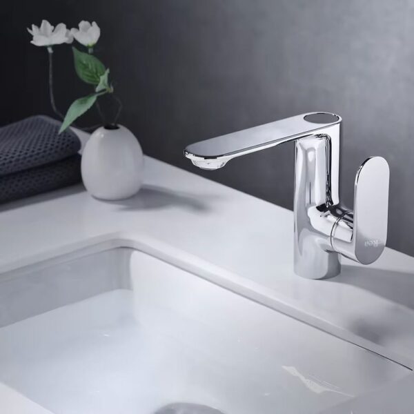Robinet de lavabo Rea Mils LCD Chrom low – Image 6
