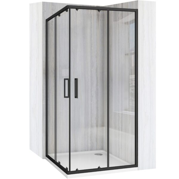 Cabine de douche Rea City 80x80 Black