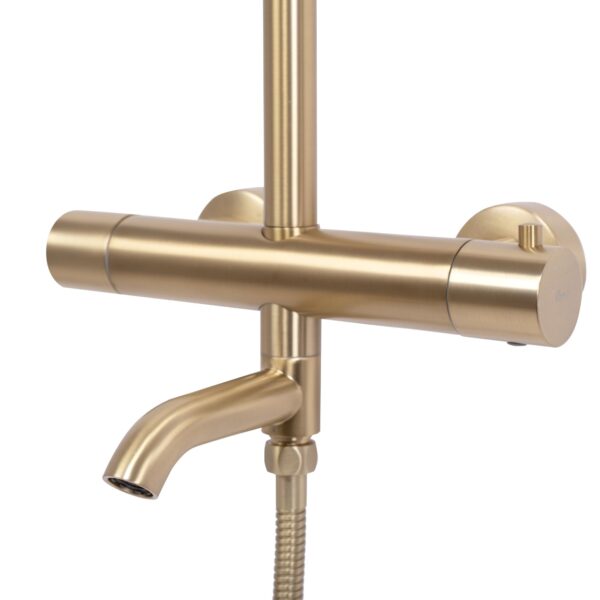 Kit de douche avec thermostat REA Lungo Gold Brush – Image 7