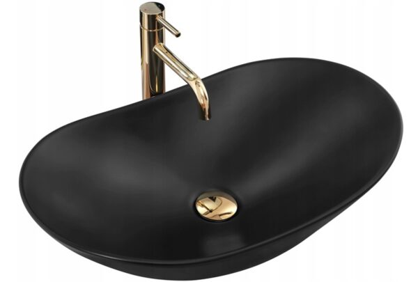 Vasque à poser Rea Royal 60 Black Mat