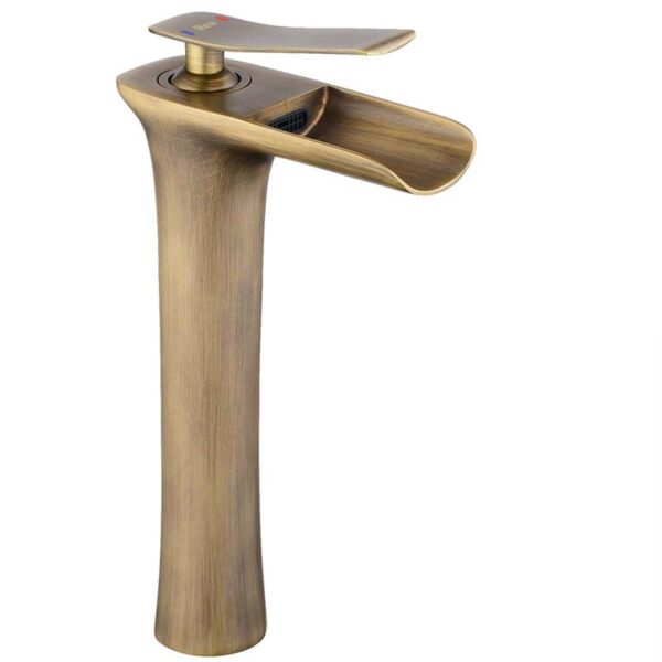 Robinet de lavabo Rea Laguna antique Brush Gold high