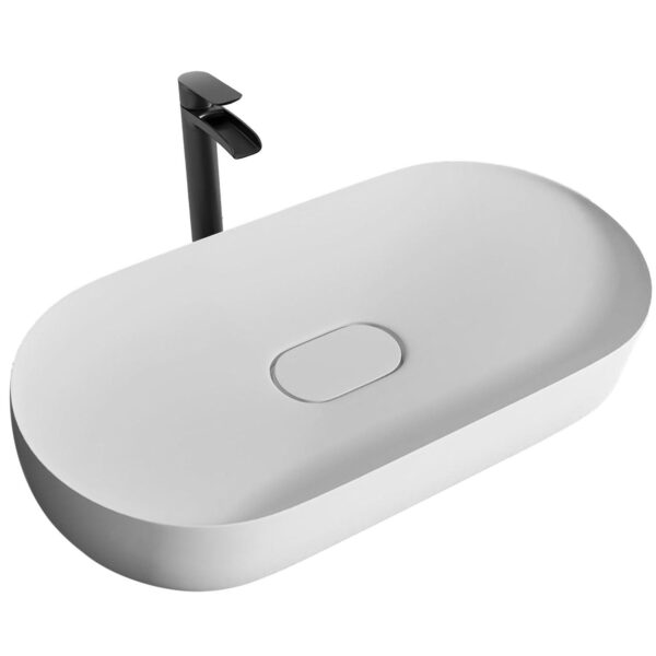 Vasque en conglomérat  IRIS 71 CM White – Image 7