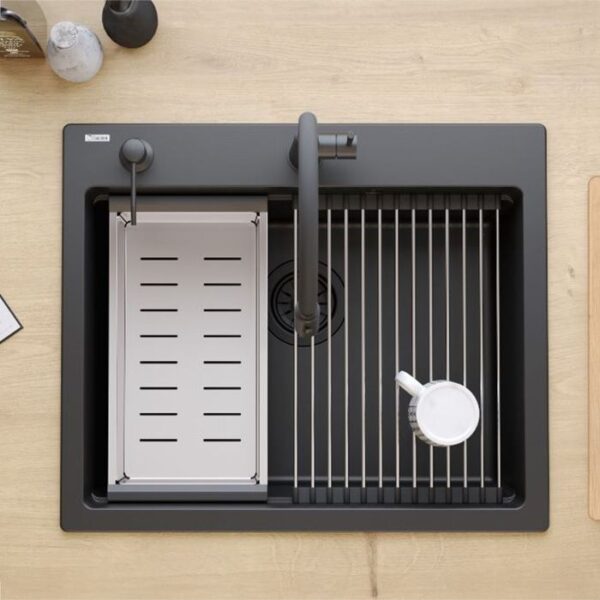 évier en granit KURT 110 WORKSTATION Black – Image 7