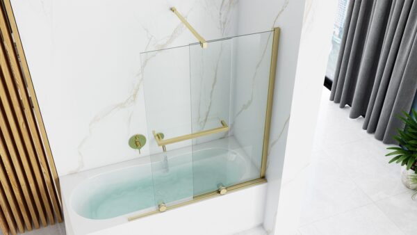 Pare-baignoire Rea Fabian Gold 100 – Image 4