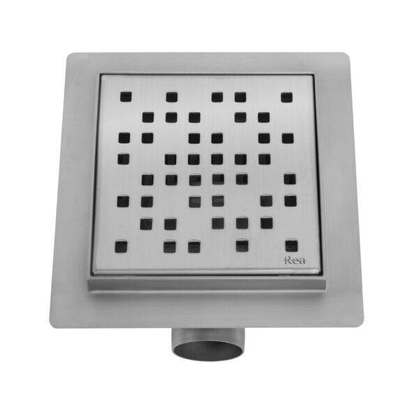 Drain linéaire REA DOTS Nickel Brush 12x12 – Image 3
