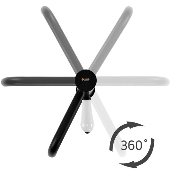 Robinet de lavabo Rea Serra Black Matt High – Image 5