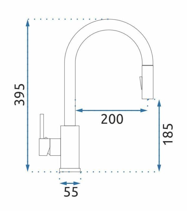 Évier en acier Leo 40 Black – Image 9