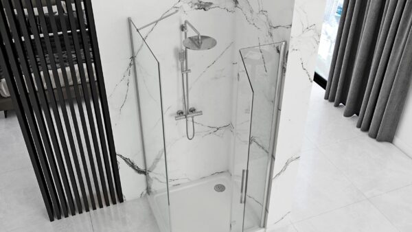 Cabine de douche Rea Molier Chrom 80x80 – Image 2