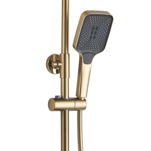 Kit de douche REA HELIX Brush Gold – Image 3