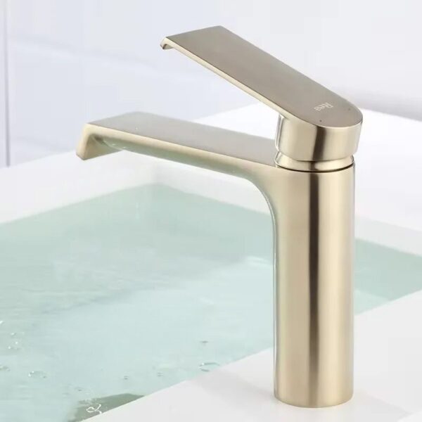 Robinet de lavabo REA Hass Gold Low – Image 2