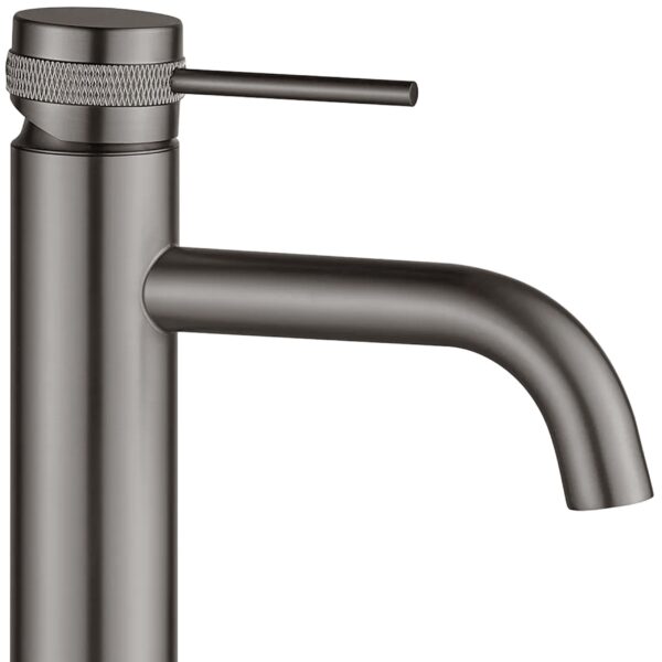 Robinet de lavabo Rea Lungo Grip  Gun Grey low – Image 3