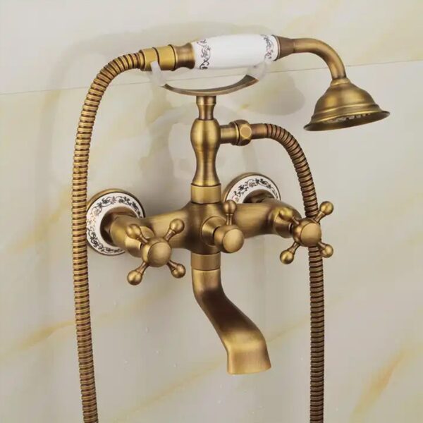 Robinet de baignoire Rea Rustico Antique Gold – Image 2