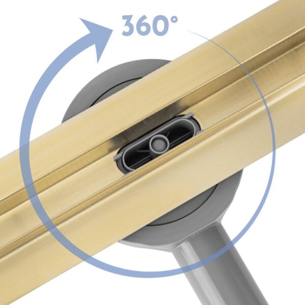 Drain linéaire REA Neox Slim pro Brush Gold 60 – Image 2