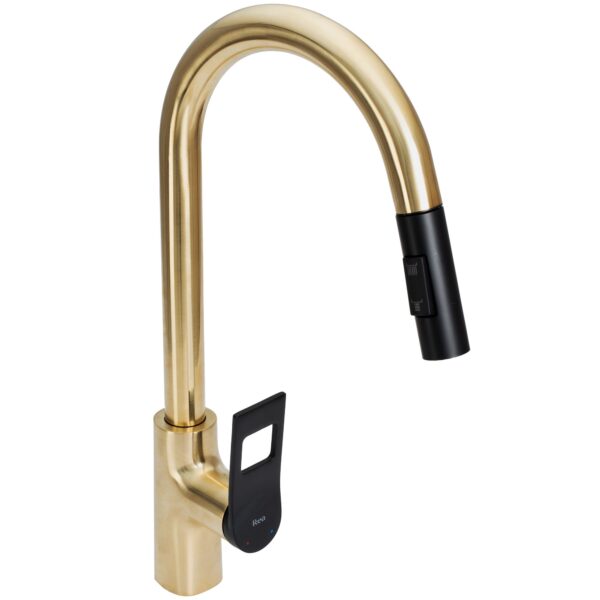 Robinet de cuisine Rea SOUL Gold Black – Image 6