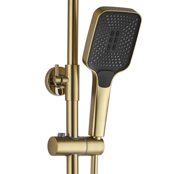 Kit de douche avec thermostat REA ROB Gold Brush – Image 3