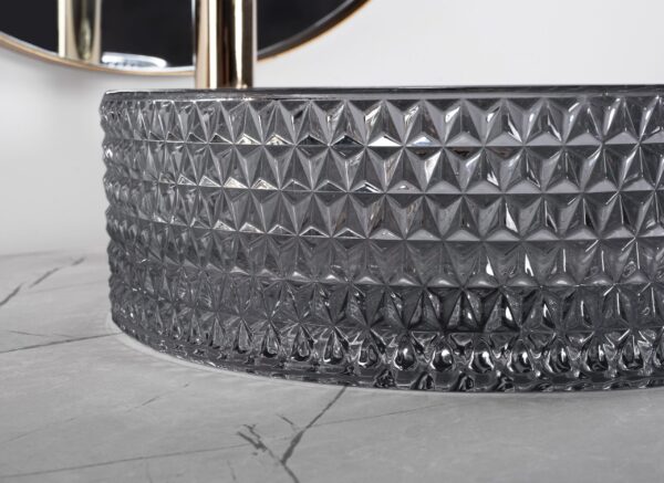 Vasque à poser Rea Cristal Black – Image 5