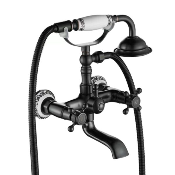 Robinet de baignoire Rea Rustico Old Black