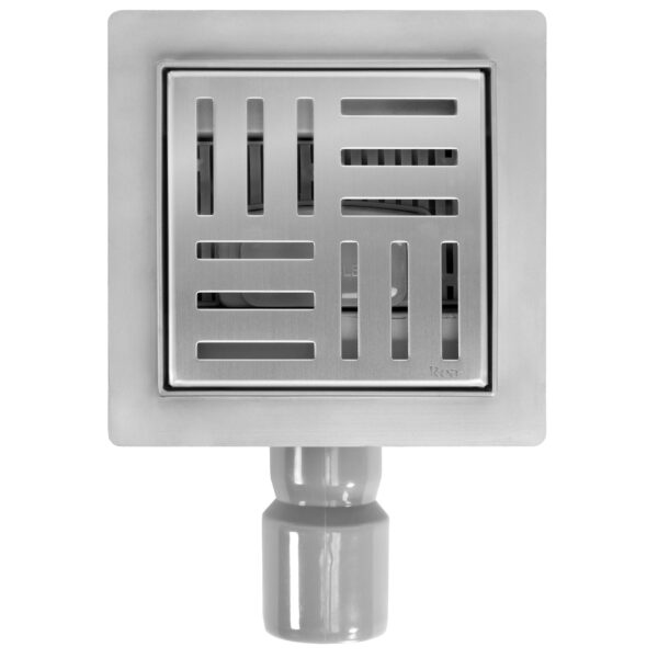 Drain linéaire REA CROSS Nickel Brush 12x12 – Image 2