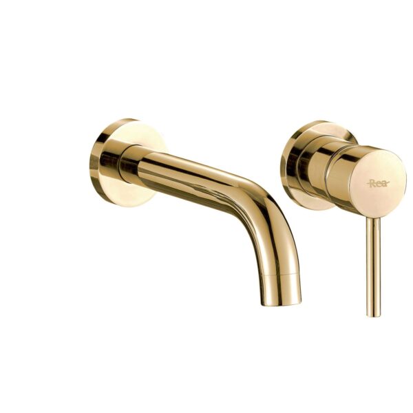 Robinet encastré Rea Lungo Gold + BOX
