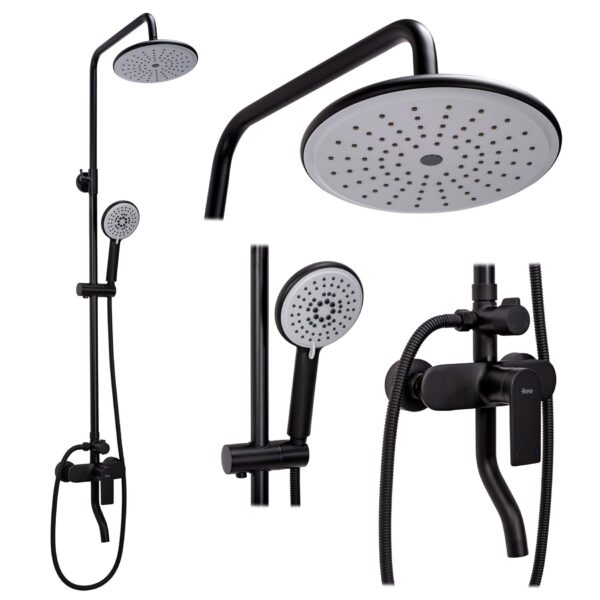 Kit de douche Rea VERSO Black