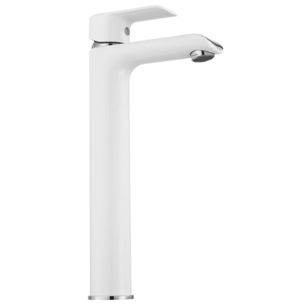 Robinet de lavabo REA Bloom White Chrom high – Image 3
