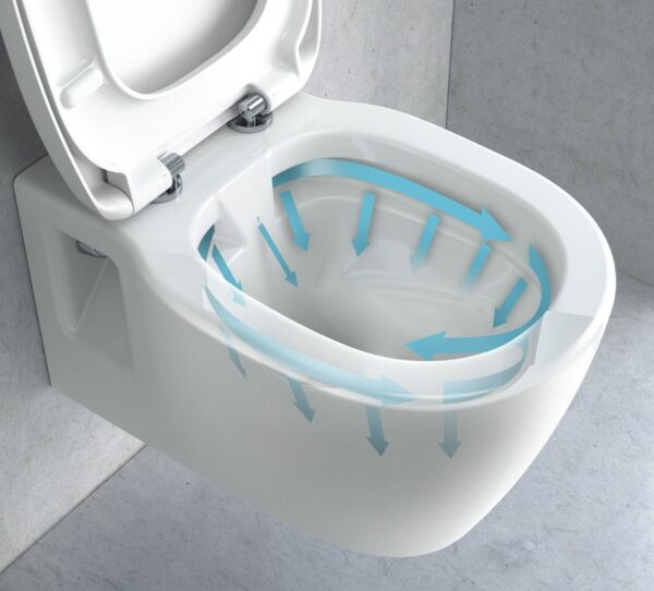 Cuvette WC suspendue Rea Carter 24cm Rimless – Image 6