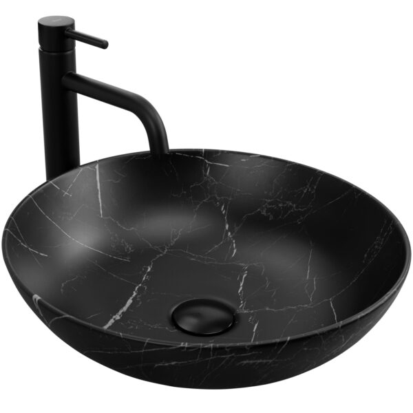 Vasque à poser REA FIBO Black Matt