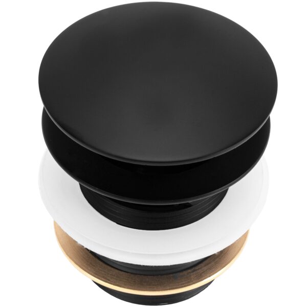 Bonde de baignoire Rea Black 6cm – Image 3