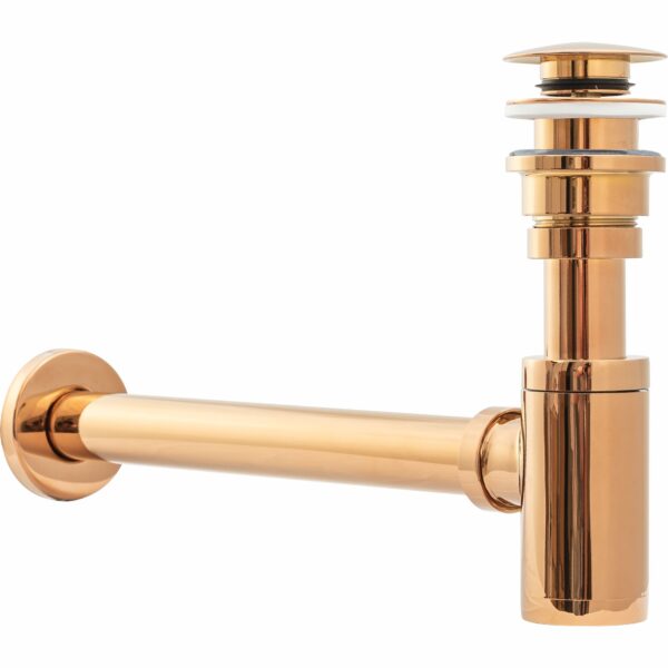 Siphon de lavabo Clic-Clac Universel Rose Gold – Image 2