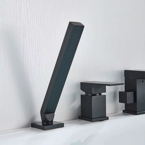Robinet de baignoire Rea Glen Black Trois Parties – Image 4