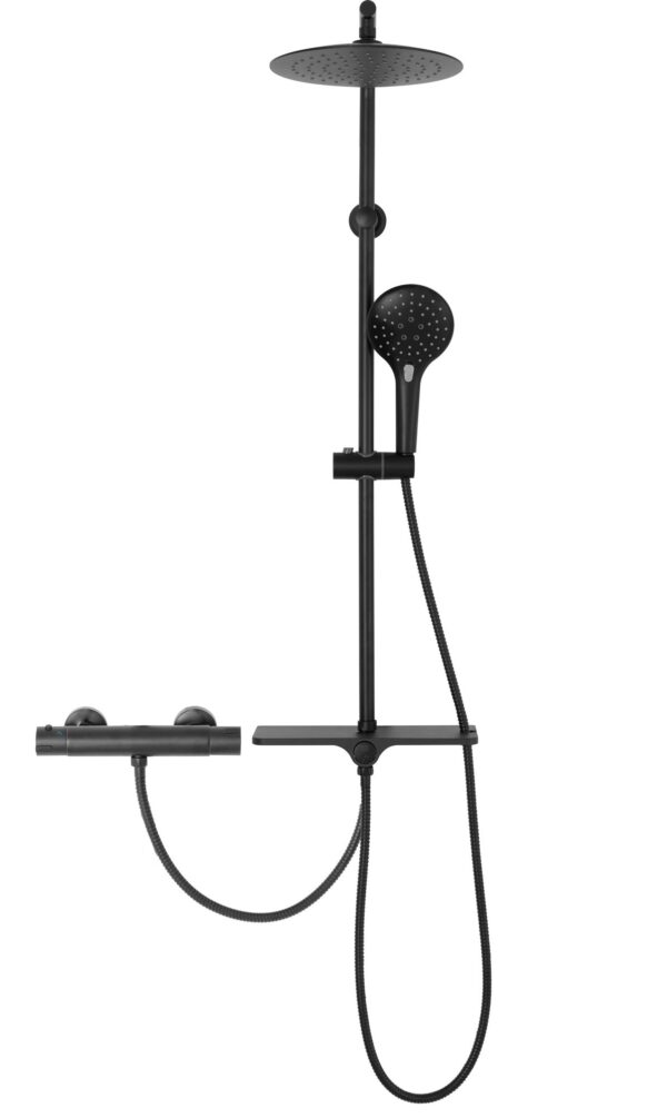 Kit de douche avec thermostat Rea MIKE Black – Image 4