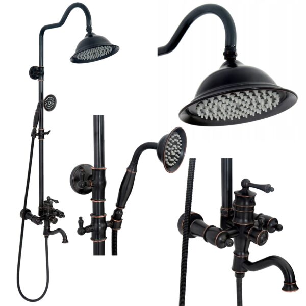 Kit de douche Rea Vintage Black