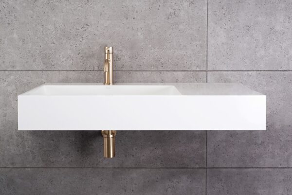 Vasque en conglomérat  Archi 75 CM White – Image 3