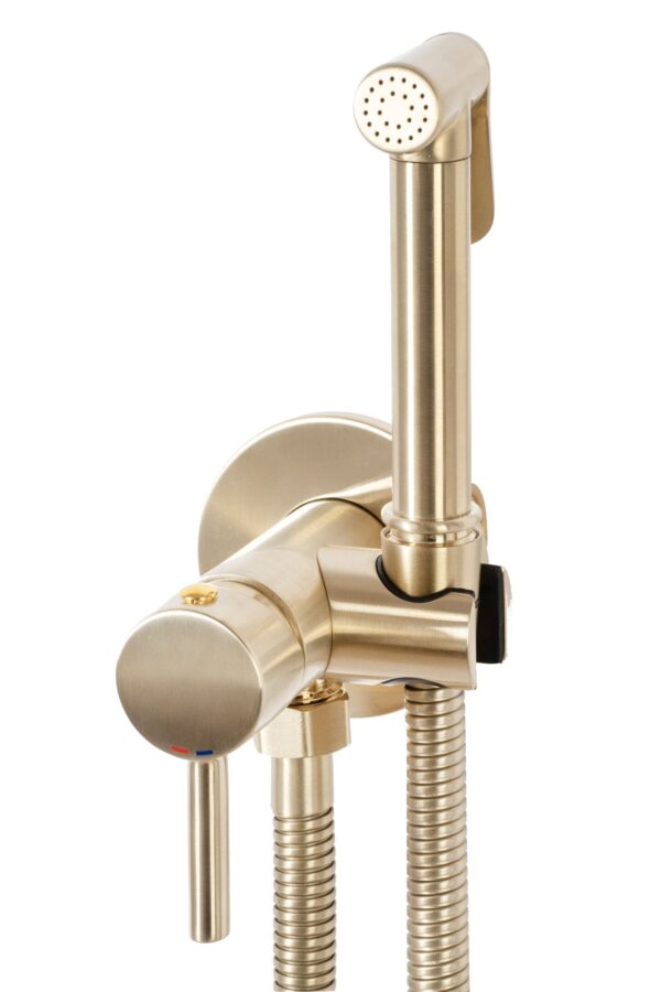 ROBINET DE BIDET ENCASTRÉ REA  Lungo LOOP GOLD BRUSH – Image 3