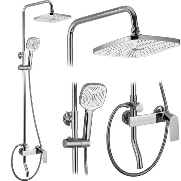 Kit de douche REA STORM CHROME