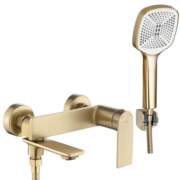 Robinet de baignoire REA STORM Brush Gold