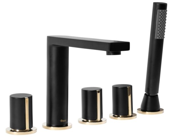 Robnet de baignoire Rea ICON Black Matt
