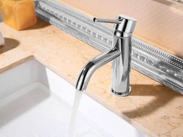 Robinet de lavabo Rea Lungo Chrome Bas – Image 4