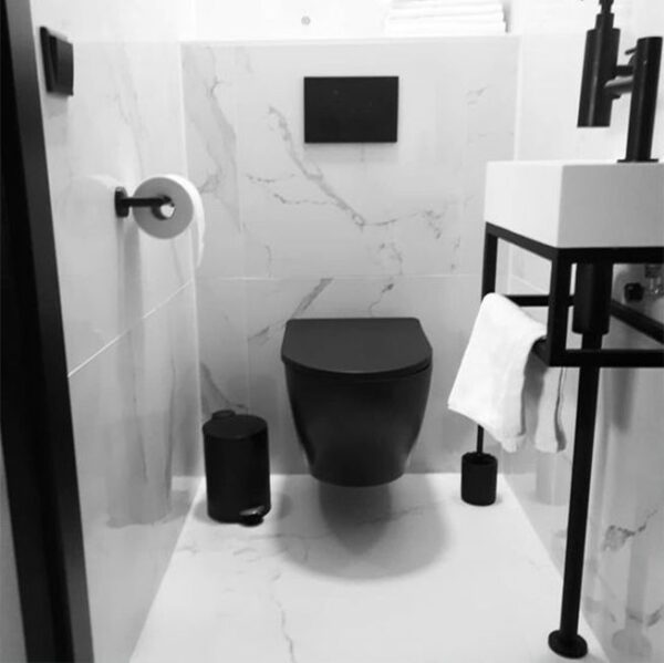 Cuvette WC suspendue Calani Loyd Slim Black – Image 3