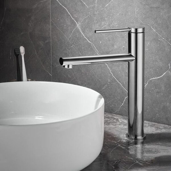 Robinet de lavabo REA OVAL CHROM high – Image 2