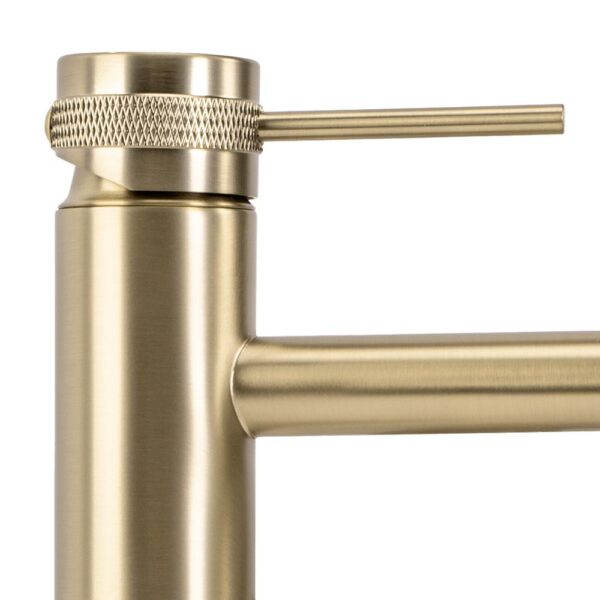 Robinet de lavabo Rea Lungo Grip  Brush  Gold low – Image 5