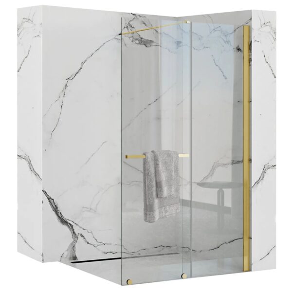 Paroi de douche Rea Cortis GOLD  120