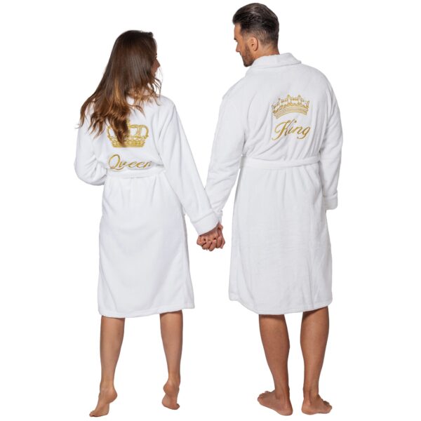 Peignoir Queen White Collar L – Image 7