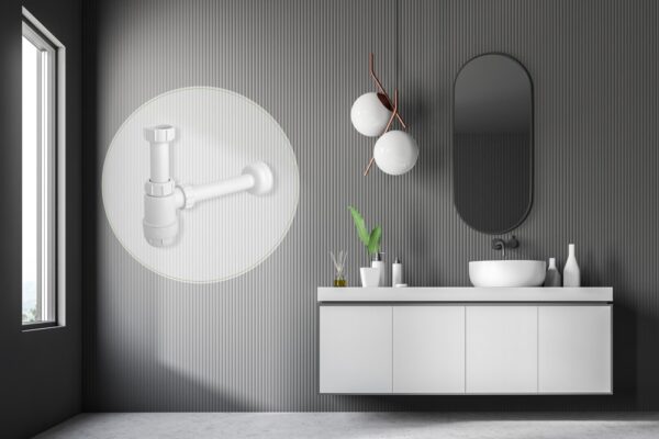 Siphon de lavabo HC2 White – Image 2