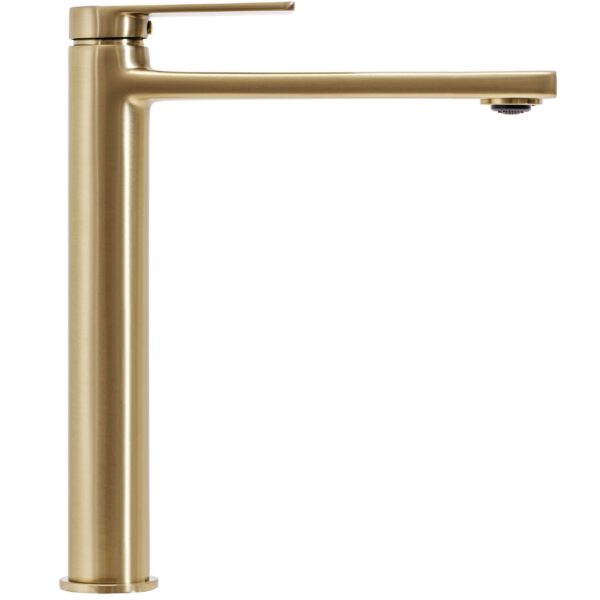 Robinet de lavabo Rea Verso Brush  Gold high – Image 2